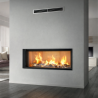 Foyer à bois Bayard 134 noir Deville