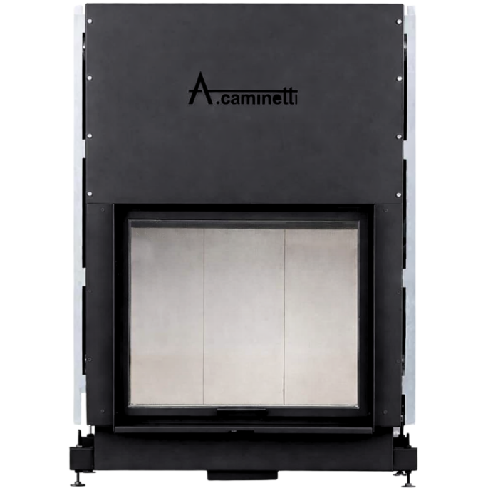 Foyer bois Flat 90 x 70 A.Caminetti