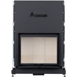Foyer bois Flat 90 x 60 A.Caminetti