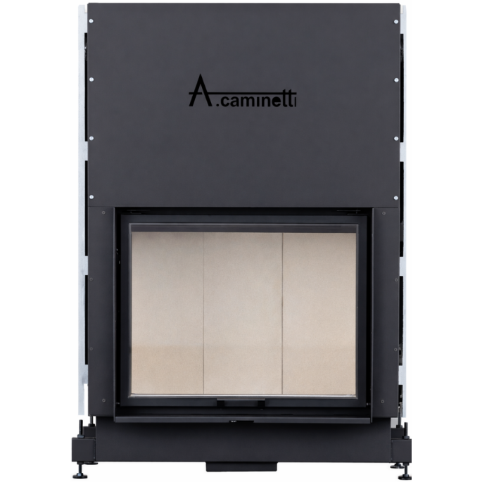 Foyer bois Flat 90 x 60 A.Caminetti