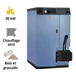 Chaudière automatique granulés de bois HYBRIA G 30 HS France 