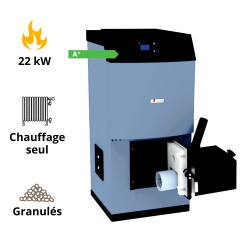 Chaudière automatique granulés de bois LOKI 15 à 23 kW HS France