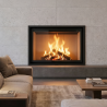 Foyer bois Flat 90 x 50 A.Caminetti