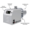 Brûleur granulés B-Max de 5 à 34 Kw B-Home + vis sans fin