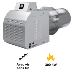 Brûleur granulés B-Three 300 kW BMax