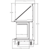 Foyer bois Crystal 80 Max A.Caminetti