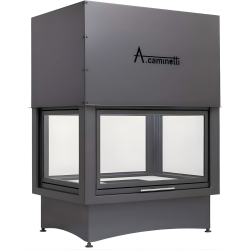 Foyer bois Crystal 4D Max 4 faces A.Caminetti