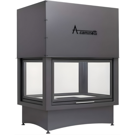 Foyer bois Crystal 4D Max 4 faces A.Caminetti