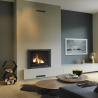 Foyer à bois Astre 80 AC vision Relevable Deville