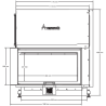Foyer bois Quattro 100L A.Caminetti