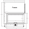 Foyer bois Quattro 100R A.Caminetti