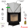 Foyer bois Quattro 50 L Premium A.Caminetti