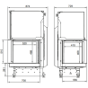 Foyer bois Quattro 50 L Premium A.Caminetti