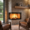 Foyer bois Quattro 70 L Premium A.Caminetti