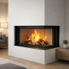Foyer bois Quattro 90 R Premium A.Caminetti