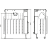 Foyer bois Quattro 90 R Premium A.Caminetti