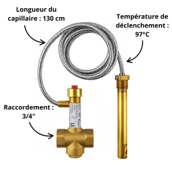 Soupape de sécurité thermique BVTS FluidHeat