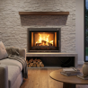 Insert à bois en fonte 12.3 kW W17 decor ECO KAWMET