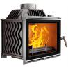 Insert à bois en fonte 12.3 kW W17 decor ECO KAWMET