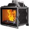 Insert à bois en fonte 12.3 kW W17 decor ECO KAWMET