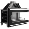 Insert à bois d'angle vitre droite W16 PB ECO 13,5 KW KAWMET