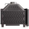 Insert à bois d'angle vitre gauche W16 LB BLACK 13,5 KW KAWMET