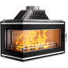Insert à bois W16 LB ECO 13,5 KW KAWMET