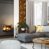 Insert à bois en fonte 16.1 kW W17 Panorama ECO KAWMET