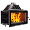 Insert à bois W16 16,3 KW Black KAWMET