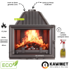 Insert à bois en fonte 17.5 kW W8 ECO KAWMET