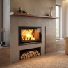 Insert à bois W16 13,5 KW Black KAWMET