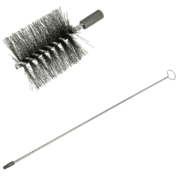 Brosse et manche rectangulaire en fil d'acier pour chaudière Viadrus Brosse et manche rectangulaire en fil d'acier pour chaudière Viadrus