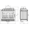 Insert à bois W13 A EKO 11,5 kW KAWMET