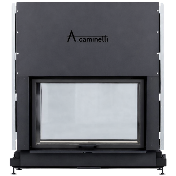 Foyer bois Flat W 90 x 60 Double Face A.Caminetti