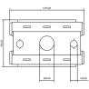Foyer bois Flat W 90 x 60 Double Face A.Caminetti