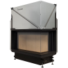 Foyer bois Quattro 90R Premium A.Caminetti