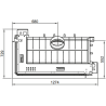 Foyer bois Quattro 90R Premium A.Caminetti