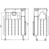 Foyer bois Quattro 70R Premium A.Caminetti