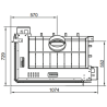 Foyer bois Quattro 70L Premium A.Caminetti