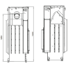 Foyer bois Quattro 50R Premium A.Caminetti