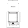 Foyer bois Crystal 3D 50x70 A.Caminetti