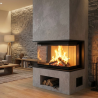 Foyer bois Crystal 70 Premium A.Caminetti