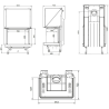 Foyer bois Crystal 70 Premium A.Caminetti