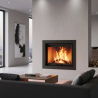 Foyer bois Flat 90 x 60 A.Caminetti