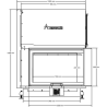 Foyer bois Quattro 90R A.Caminetti