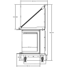 Foyer bois Quattro 90R A.Caminetti