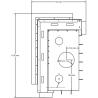 Foyer bois Quattro 80L A.Caminetti