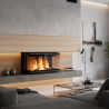 Insert/ foyer bois Crystal 80 3D Open Side A.Caminetti