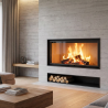 Foyer bois Flat 150 x 50 A.Caminetti