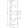 Foyer bois Flat 150 x 50 A.Caminetti